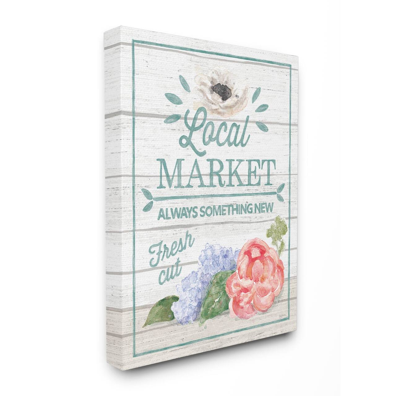 Stupell Industries Local Market Canvas Wall Art